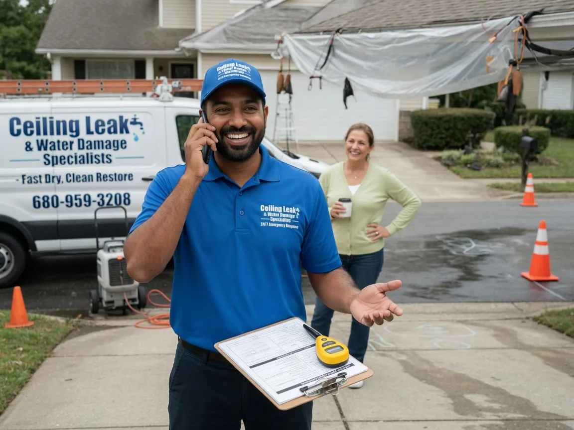 Ceiling Leak Cleanup Moorefield, NE FAQs